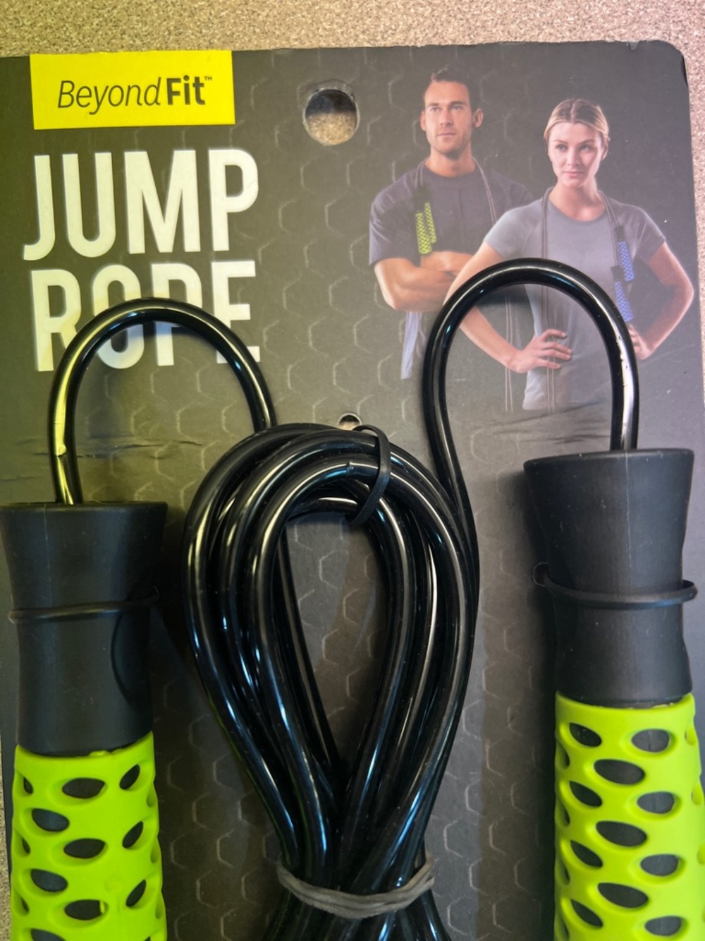 BeyondFit Jump Rope Set (2) – 9 FT Cardio Workout Ropes Blue & Green NEW - Picture 4 of 5